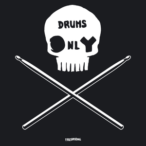 Drums Only - Damska Koszulka Czarna