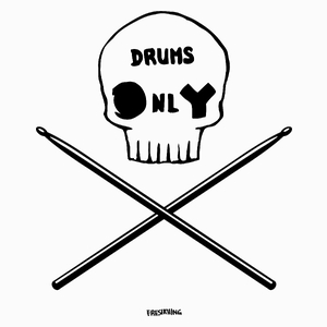 Drums Only - Poduszka Biała