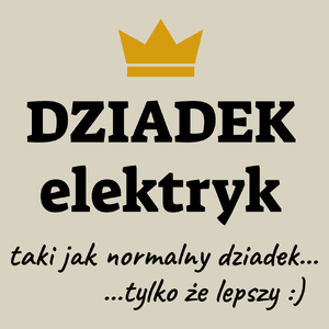 Dziadek Elektryk Lepszy - Torba Na Zakupy Natural
