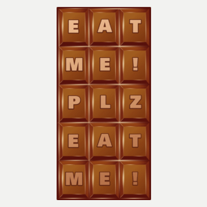 Eat Me! Plz Eat Me! - Damska Koszulka Biała