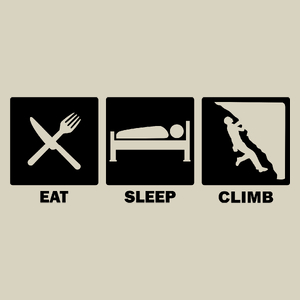 Eat Sleep Climb - Torba Na Zakupy Natural