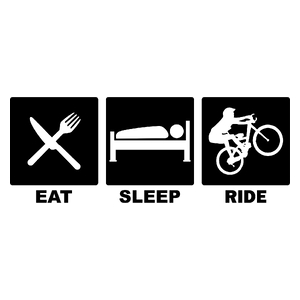 Eat Sleep Ride Bike - Kubek Biały