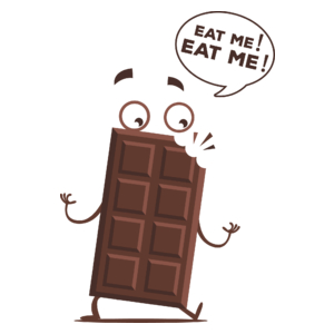 Eat me !  Eat me ! Chocolate - Kubek Biały