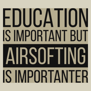 Education and Airsofting - Torba Na Zakupy Natural