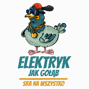 Elektryk Jak Gołąb - Poduszka Biała