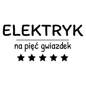 Elektryk Na 5 Gwiazdek - Kubek Biały