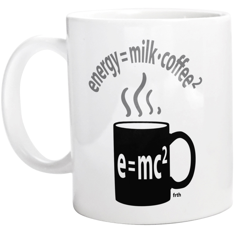 Energy = Milk * Coffee ^ 2 - Kubek Biały