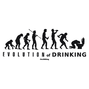 Evolution Of Drinking - Kubek Biały
