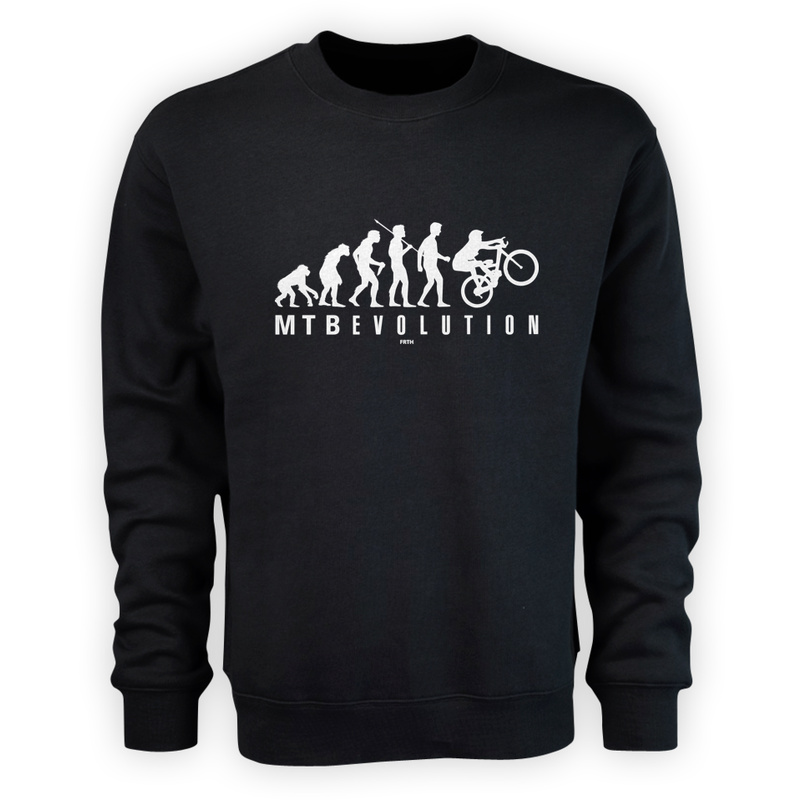 Ewolucja do rowerzysty MTB - Męska Bluza Czarna