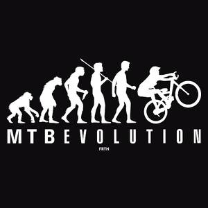 Ewolucja do rowerzysty MTB - Męska Bluza Czarna