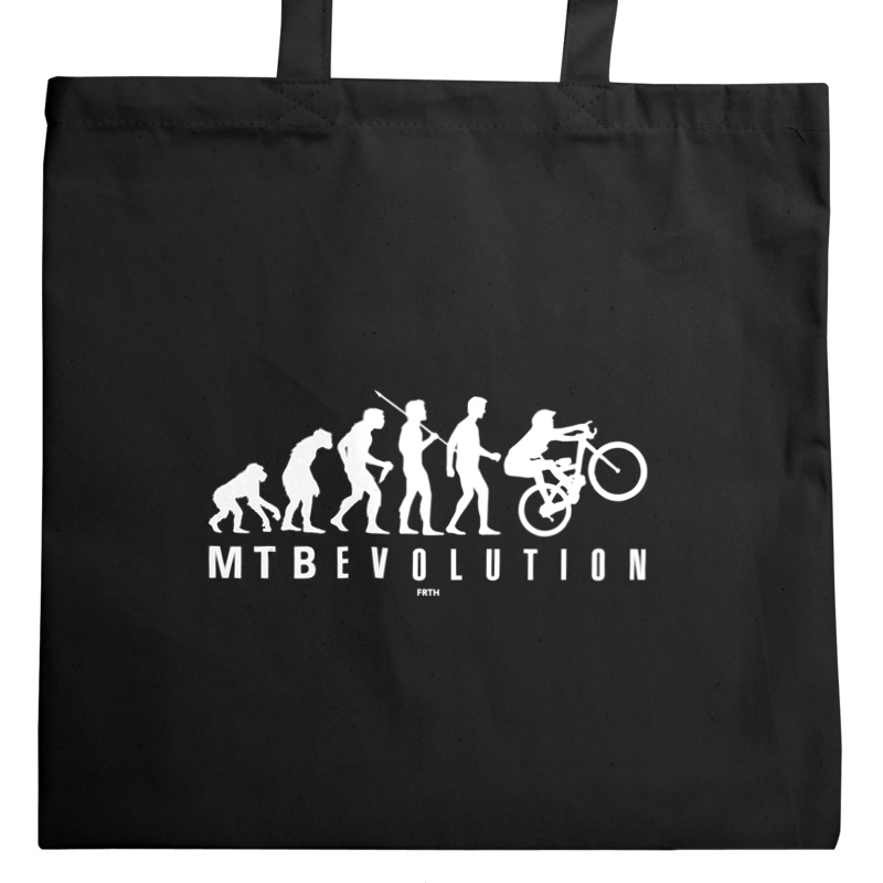Ewolucja do rowerzysty MTB - Torba Na Zakupy Czarna
