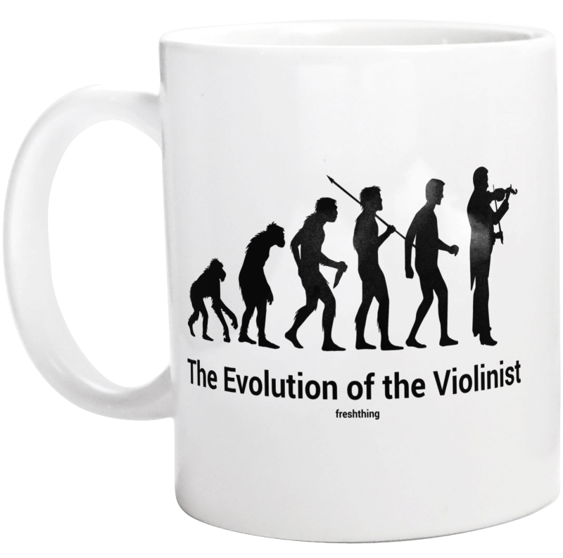 Ewolucja do skrzypka - Kubek Biały
