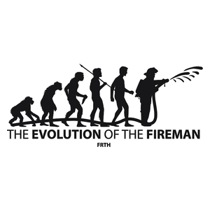 Ewolucja do strażaka - Kubek Biały
