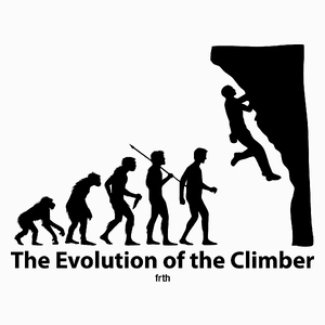 Ewolucja do wspinacza - Poduszka Biała