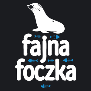 Fajna Foczka - Damska Koszulka Czarna