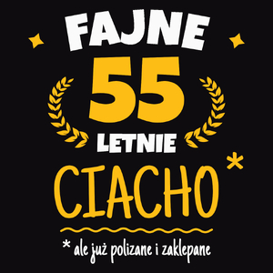 Fajne 55 Letnie Ciacho -55 Urodziny - Męska Koszulka Czarna