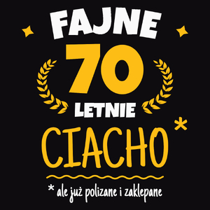 Fajne 70 Letnie Ciacho -70 Urodziny - Męska Koszulka Czarna