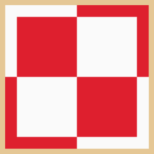 Flaga Szachownica Lotnicza - Męska Koszulka Piaskowa