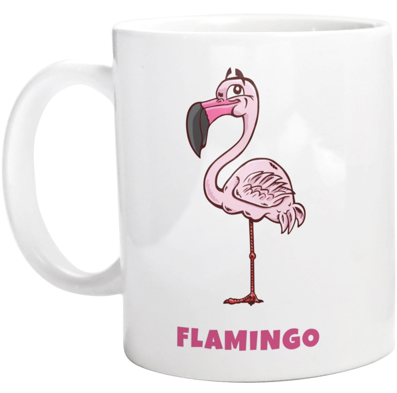 Flaming Flamingo - Kubek Biały
