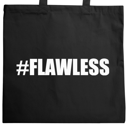 #Flawless - Torba Na Zakupy Czarna
