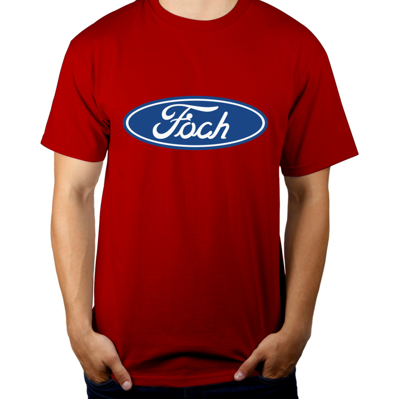 Foch Motoryzacja - Męska Koszulka Czerwona