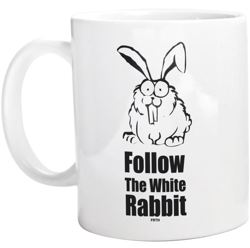 Follow The White Rabbit - Kubek Biały