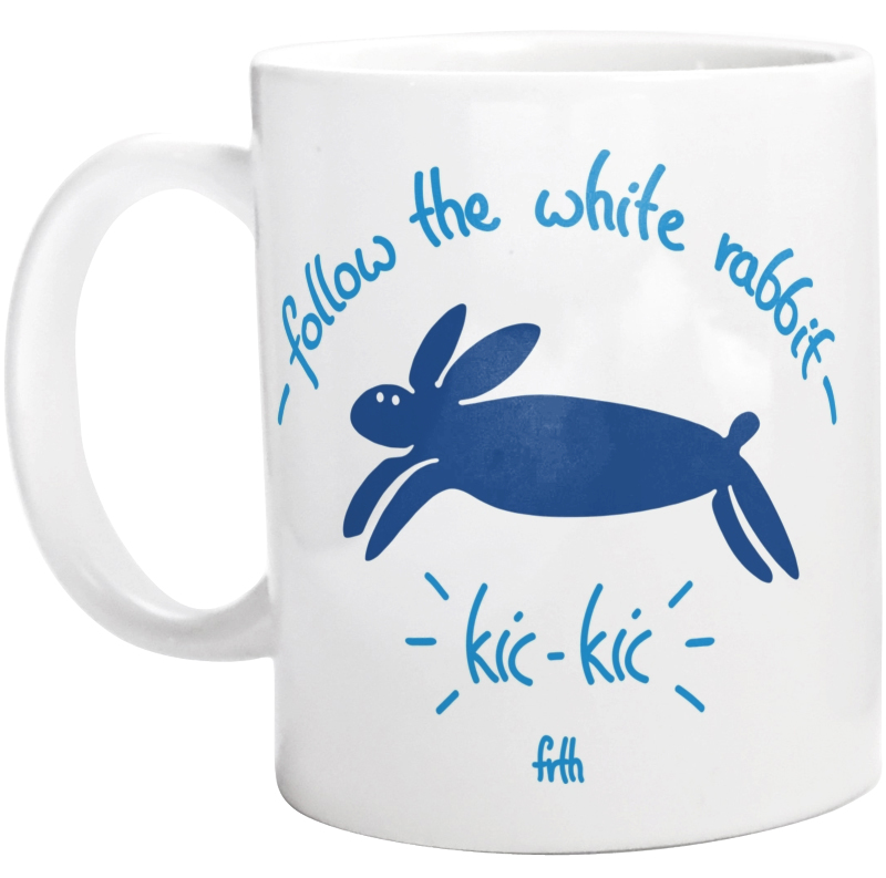 Follow the white rabbit - Kubek Biały