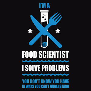 Food Scientist - Męska Bluza Czarna