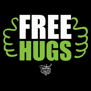 Free Hugs - Torba Na Zakupy Czarna
