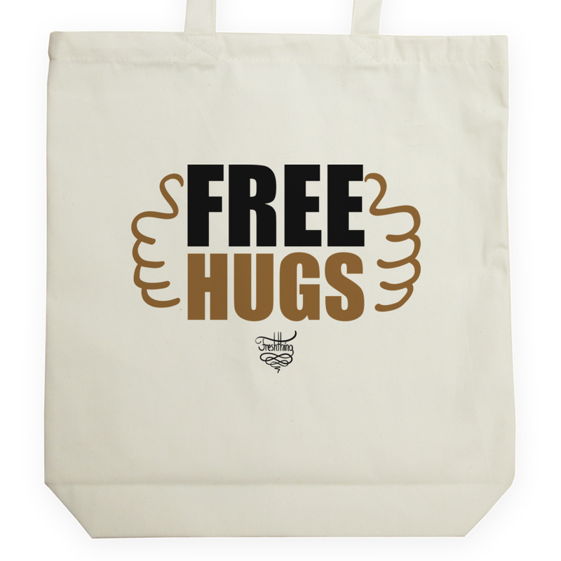 Free Hugs - Torba Na Zakupy Natural