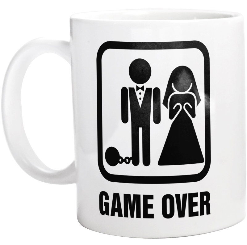 Game Over Małżeństwo - Kubek Biały