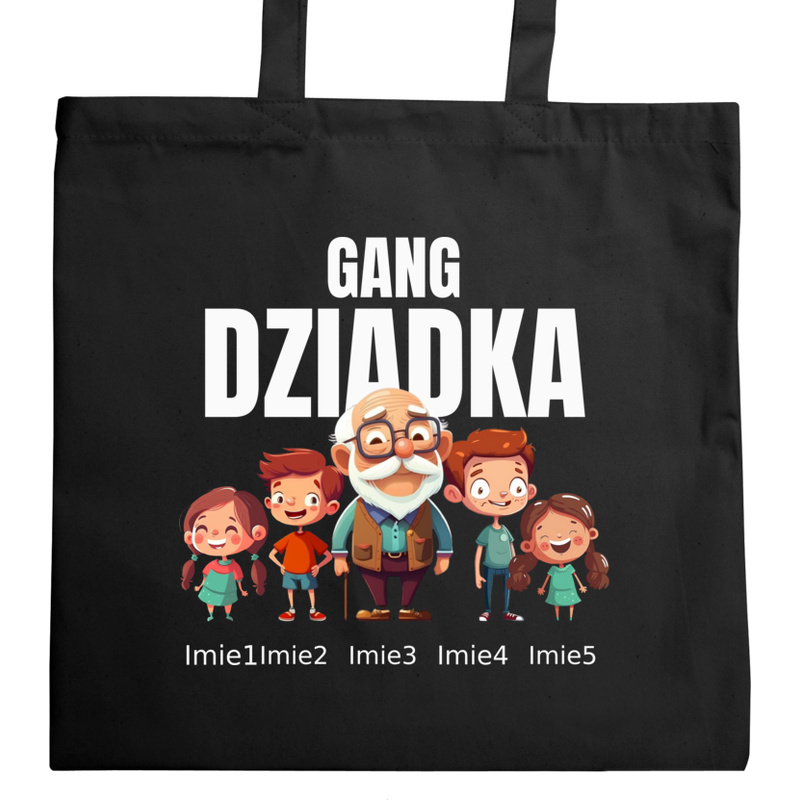 Gang Dziadka 2+2 - Torba Na Zakupy Czarna