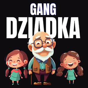 Gang Dziadka Dwie Wnuczki - Męska Koszulka Czarna