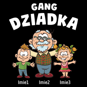 Gang Dziadka Wnuczek i Wnuczka - Torba Na Zakupy Czarna
