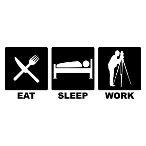 Geodeta - Eat Sleep Work - Kubek Biały