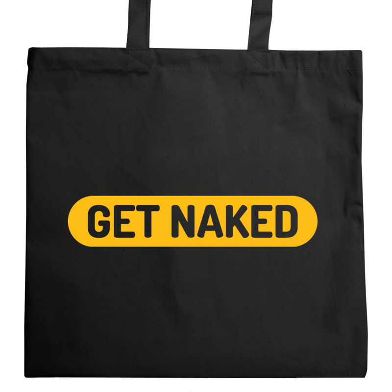 Get Naked - Torba Na Zakupy Czarna