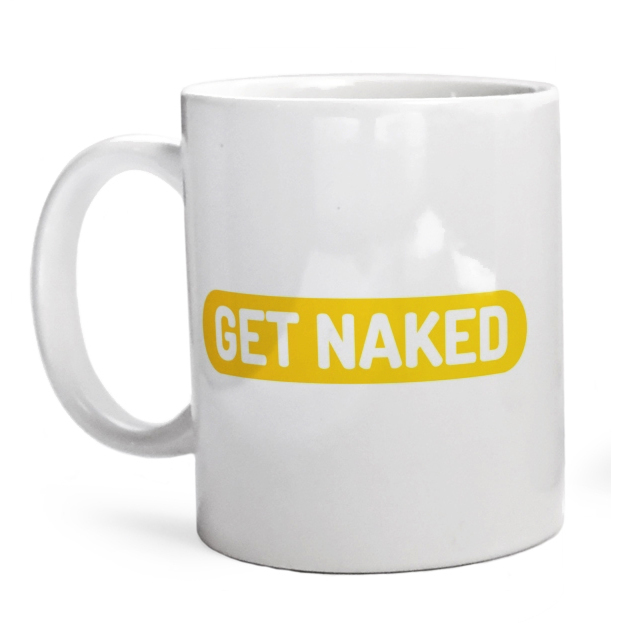 Get Naked - Kubek Biały