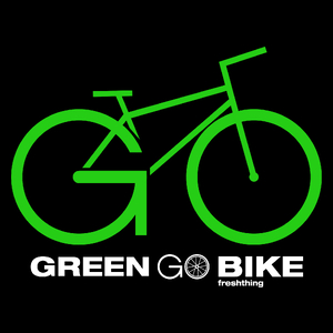 Go Green Go Bike - Torba Na Zakupy Czarna