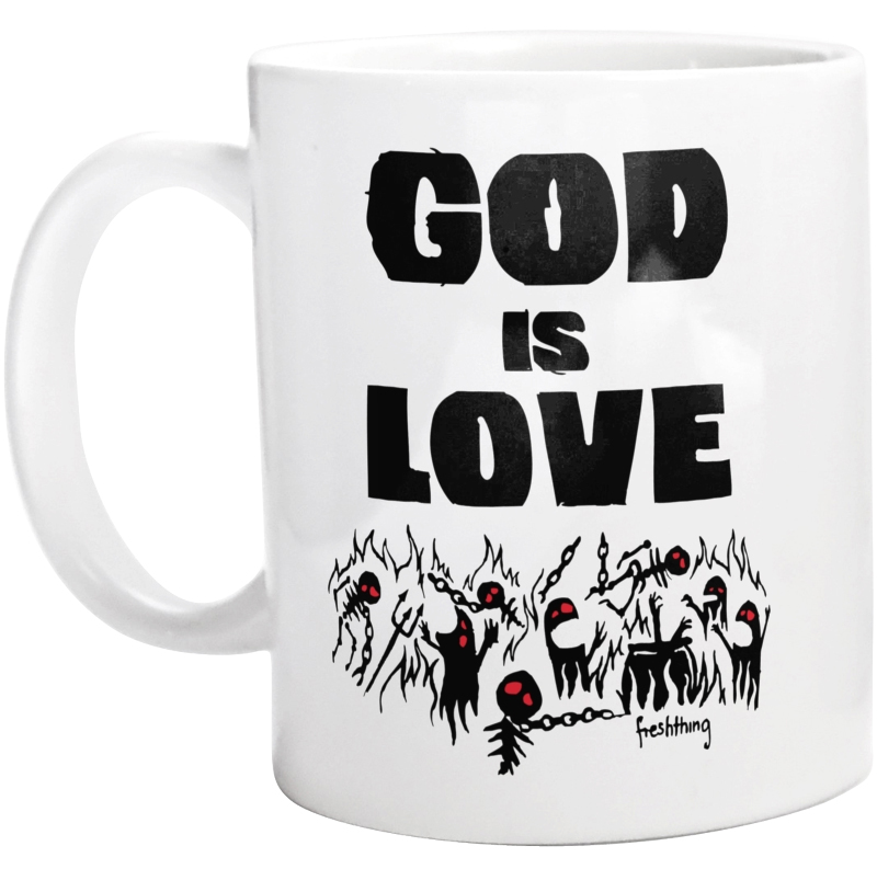 God Is Love - Kubek Biały