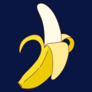 Gorszący Banan Afera Muzeum - Męska Koszulka Ciemnogranatowa