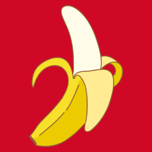 Gorszący Banan Afera Muzeum - Męska Koszulka Czerwona