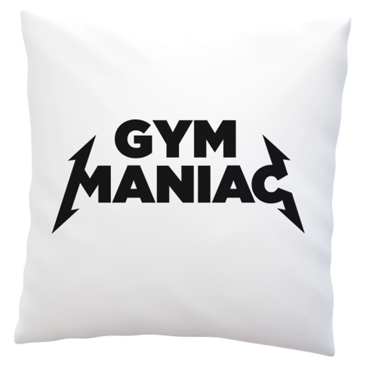 Gym Maniac - Poduszka Biała