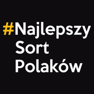 Hash Najlepszy Sort Polaków - Męska Bluza Czarna