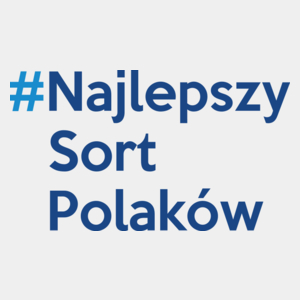 Hash Najlepszy Sort Polaków - Męska Koszulka Biała