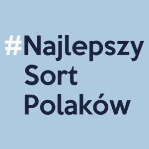 Hash Najlepszy Sort Polaków - Męska Koszulka Błękitna