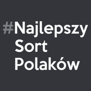 Hash Najlepszy Sort Polaków - Męska Koszulka Szara