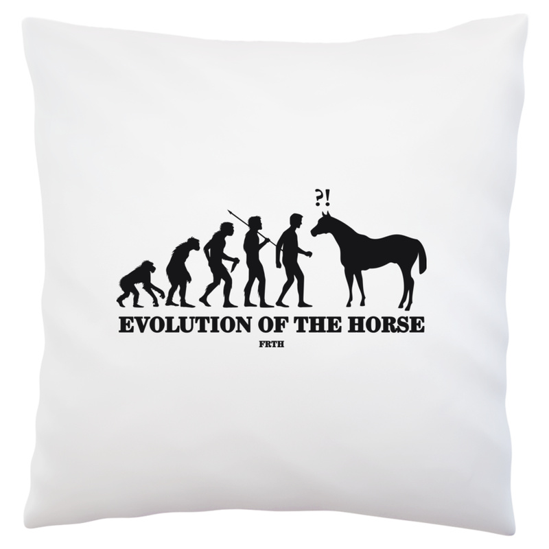 Horse Evolution - Poduszka Biała