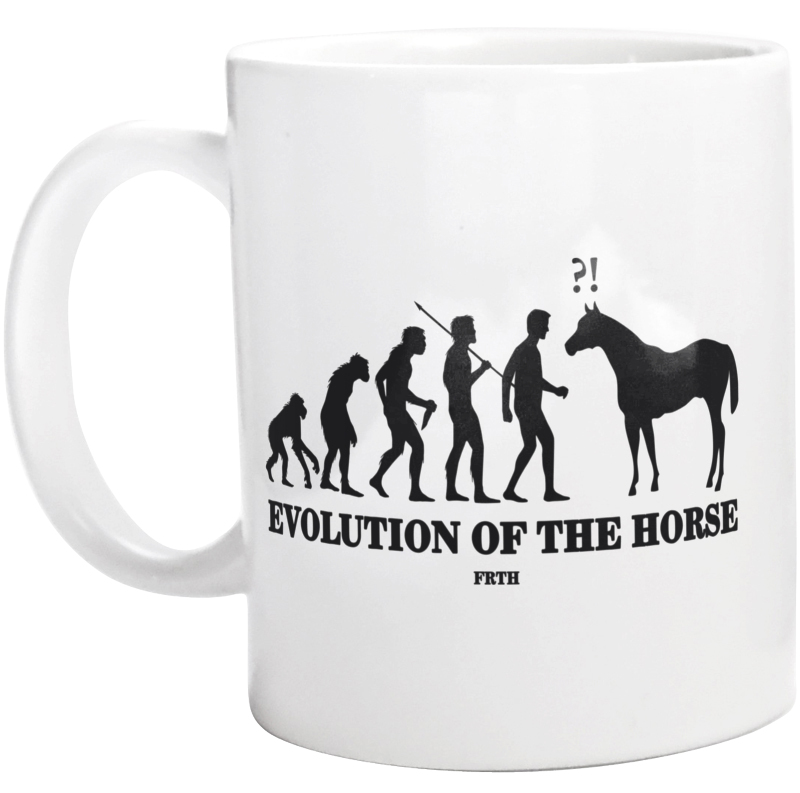 Horse Evolution - Kubek Biały