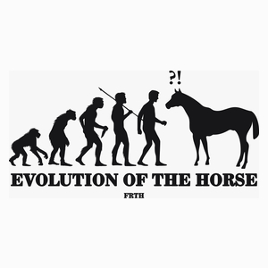 Horse Evolution - Poduszka Biała