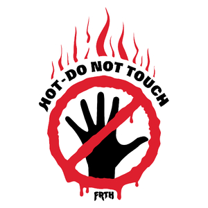 Hot - Do Not Touch - Kubek Biały